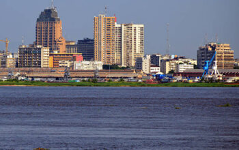 Kinshasa, Democratic Republic of the Congo: skyline and the Congo river - photo by M.Torres